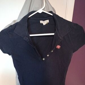 Aeropostale Dark Blue Polo with Red Embroidery
